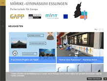 Tablet Screenshot of moerike-gymnasium.de